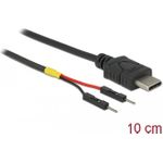 Delock USB Stromkabel Type-C™ auf 2 x Pfostenstecker einzeln Strom 10 cm (85418)
