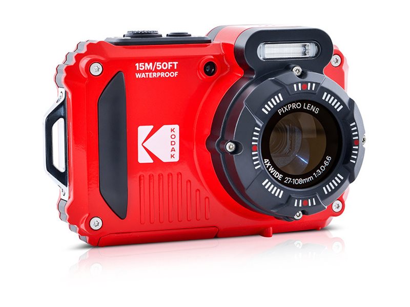 Kodak PixPro WPZ2 Unterwasser-Digitalkamera 16,76 MP 4x Zoom 2.7" Rot