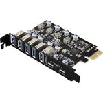 Renkforce RF-6613198 5+2 Port USB 3.2 Gen 1 Controllerkarte USB-A (USB 3.0), USB-C® (USB 3.2 Gen 1) PCIe x1 (RF-6613198)