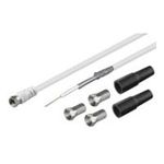 Wentronic Goobay 100 dB Koax-Antennenkabel Set, 30 m - 2 x geschirmtes LNB-Anschlusskabel mit F-Steckern (51626)