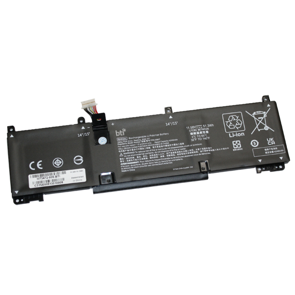 Origin Storage BTI Notebook-Akku für HP EliteBook 640 G9 4430 mAh Lithium-Ionen Schwarz