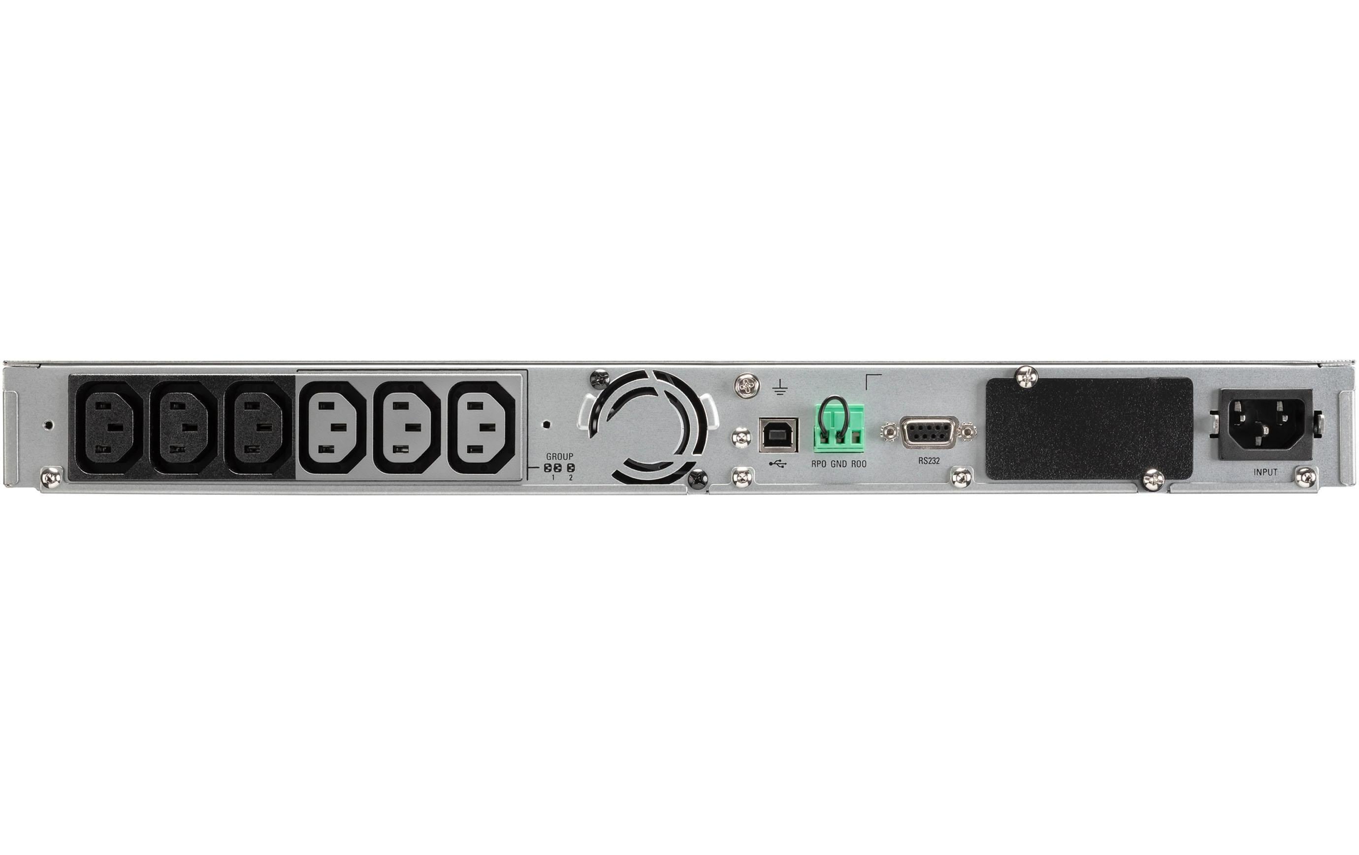 Eaton 5P 1150iR Gen 2 USV 1150 VA / 920 W Line-Interactive 1U Rack Schwarz/Silber