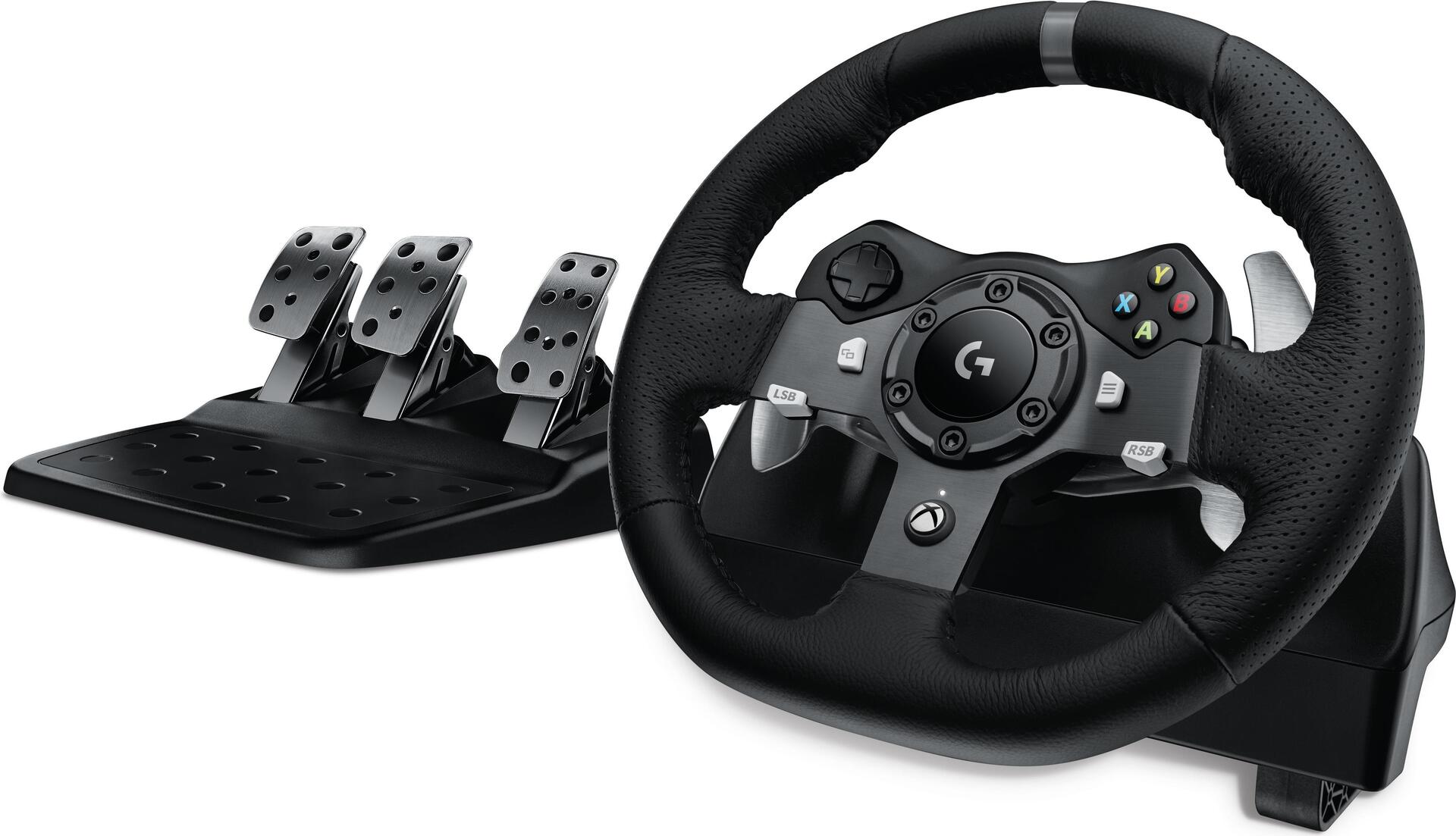 Logitech G920 Driving Force Lenkrad- und Pedale-Set für Microsoft Xbox One Schwarz