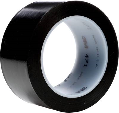 3M 471F 471S50 PVC-Klebeband Schwarz (L x B) 33 m x 50 mm 1 Rolle(n) (471S50)