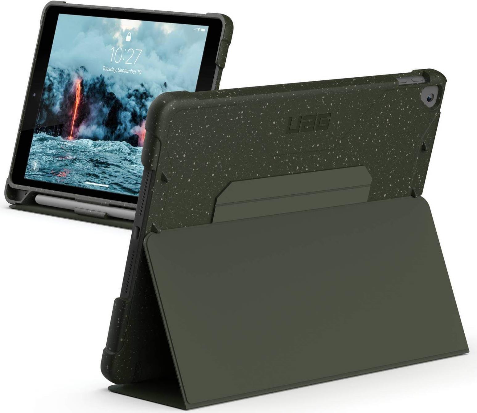 UAG Urban Armor Gear Outback-BIO Case | Apple iPad 10,2" (2021 - 2019) | olive | 121915117272 (121915117272)