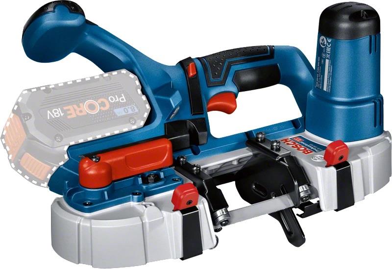 Bosch GCB 18V-63 Professional Tragbare Bandsäge 162 m/min Akku (06012A0400)