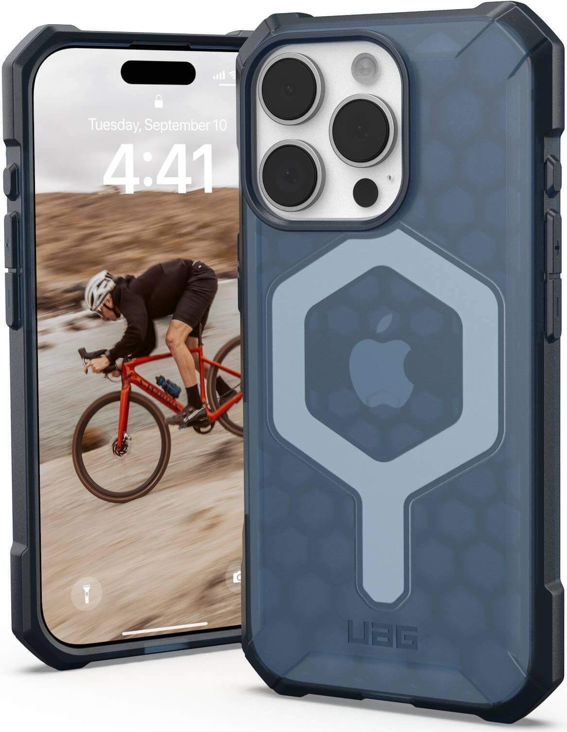 UAG Urban Armor Gear Essential Armor MagSafe Case | Apple iPhone 16 Pro | cloud blau (transparent) | 114448114151 (114448114151)