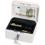 WEDO Geldkassette mit Clip, weiß (B)152 x (T)115 x (H)80 mm (145 100H)