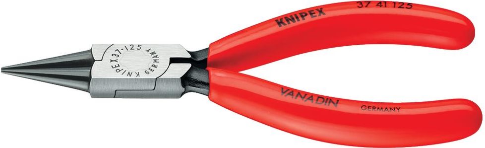 Knipex 37 41 125 Elektronik- u. Feinmechanik Rundzange Gerade 125 mm