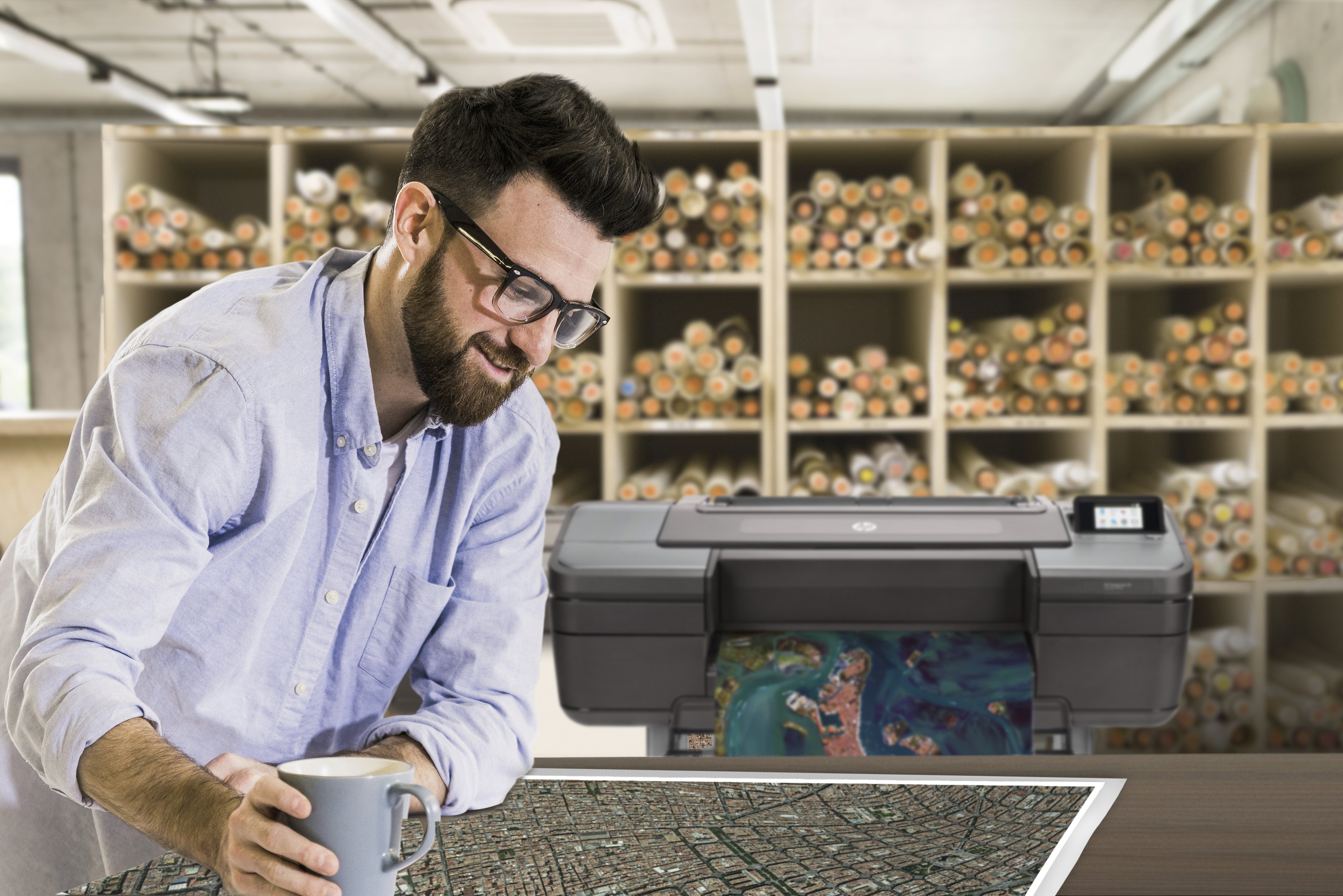 HP DesignJet Z6dr 44" PostScript Großformatdrucker Tintenstrahl 2400 x 1200 DPI