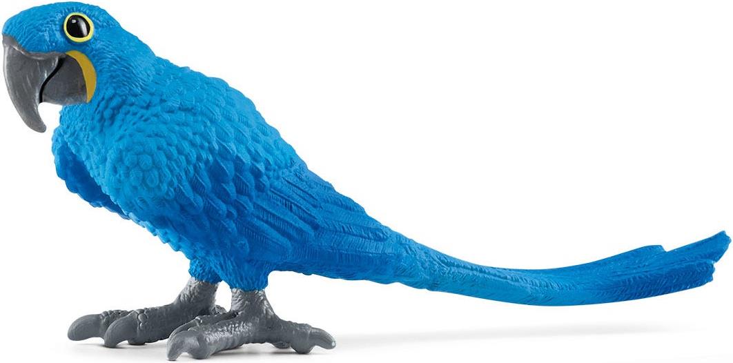 schleich WILD LIFE Hyazinth Ara. Empfohlenes Alter in Jahren (mind.): 3 Jahr(e), Produktfarbe: Blau, Grau, Gelb (14859)