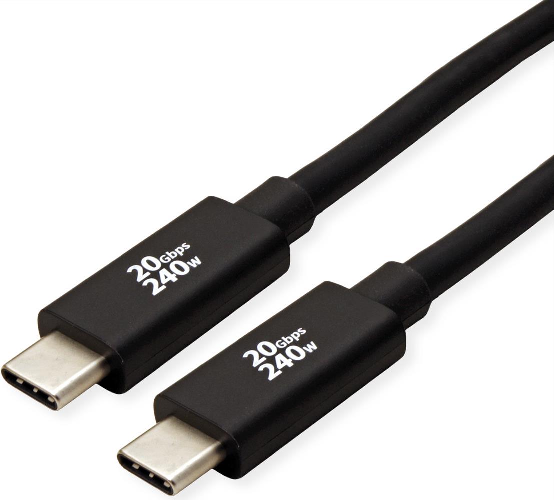 ROLINE USB4 Gen2x2 20Gbit/s Kabel C-C ST/ST 240W 3m (11.02.9088)