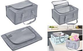 keeeper Isoliertasche "johanna", Größe M, graphite mit Tragegriffen, hält bis zu 4 Stunden kalt oder warm, - 1 Stück (1229082600000)