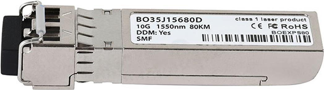 Kompatibler Juniper SFPP-10GE-ZR BlueOptics SFP+ Transceiver, LC-Duplex, 10GBASE-ZR, Singlemode Fiber, 1550nm, 80KM, DDM, 0°C/+70°C (SFPP-10GE-ZR-BO)