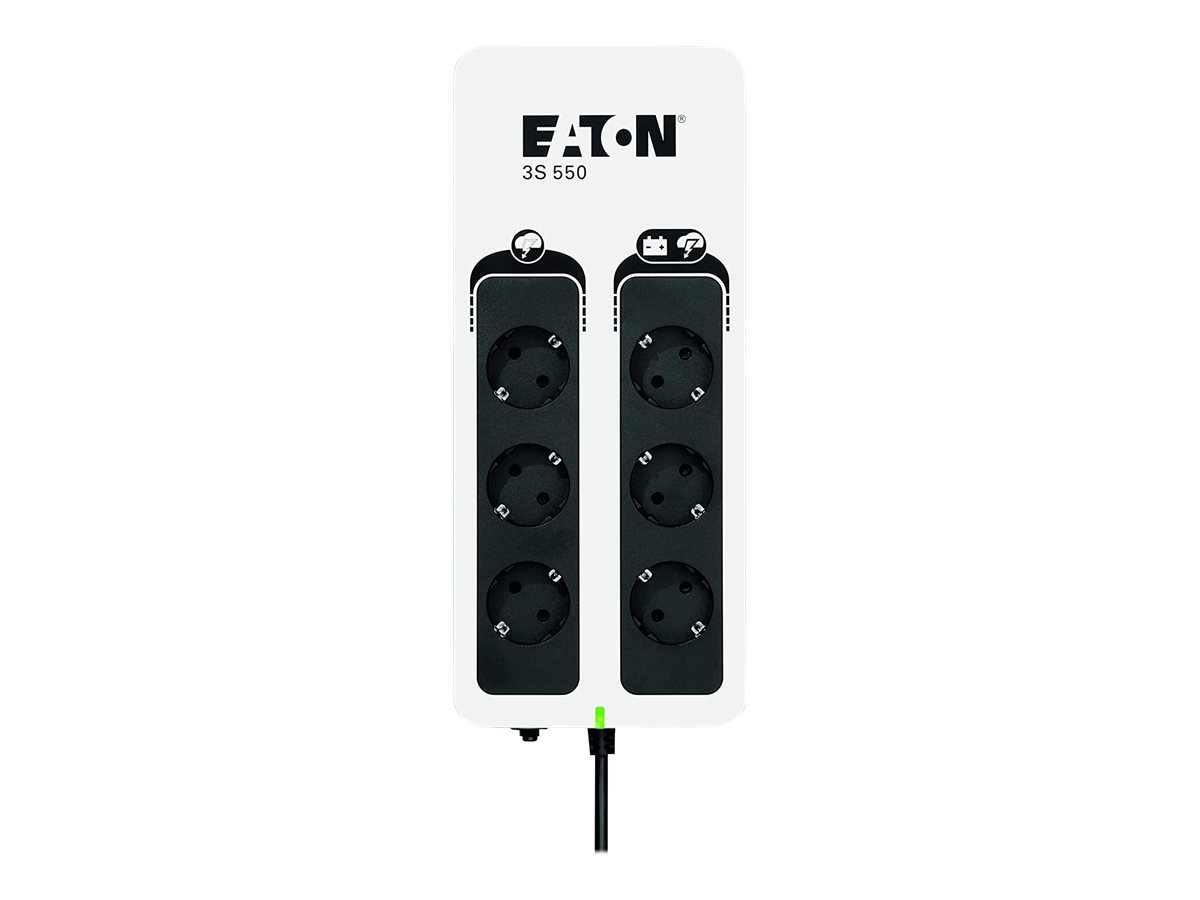 Eaton 3S 550 USV 550 VA 330 W Schwarz, Weiß
