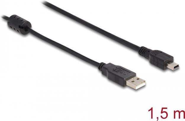 DeLOCK USB-Kabel Mini-USB, Typ B M USB Typ A, 4-polig M 82252