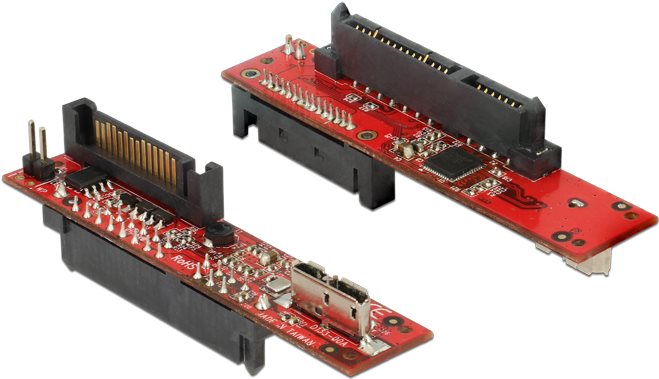 Delock Konverter SATA 6 Gb/s > USB 3.1 Typ Micro-B Buchse (62679)