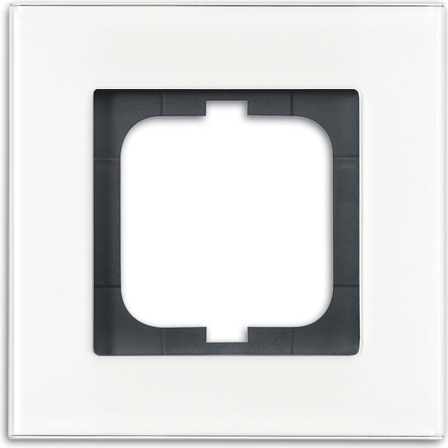 Busch-Jaeger 1754-0-4442. Produktfarbe: Schwarz, Weiß, Design: Schraubenlos, Markenkompatibilität: Busch-Jaeger. Breite: 107 mm, Höhe: 107 mm, Dicke: 1,1 cm (2CKA001754A4442)