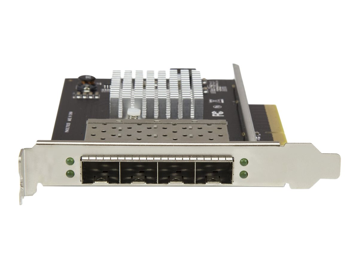 StarTech.com Quad-Port 10G SFP+ Netzwerkkarte Intel XL710 PCIe x8 Schwarz