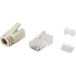 Equip Cat.6A RJ45 Stecker-Satz, 100 Stück pro Packung. Stecker: RJ-45, Produktfarbe: Transparent, Weiß, Kabelstandard: Cat6a. Gewicht: 4 g, Breite: 48 mm, Tiefe: 13,5 mm. Menge pro Packung: 100 Stück(e). Verpackungsbreite: 275 mm, Verpackungstiefe: 175 mm, Verpackungshöhe: 80 mm. Ursprungsland: China, Breite des Versandkartons: 440 mm, Länge des Versandkartons: 340 mm (121176)
