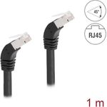 DeLOCK 80275 Netzwerkkabel Schwarz 1 m Cat6a S/FTP (S-STP) (80275)