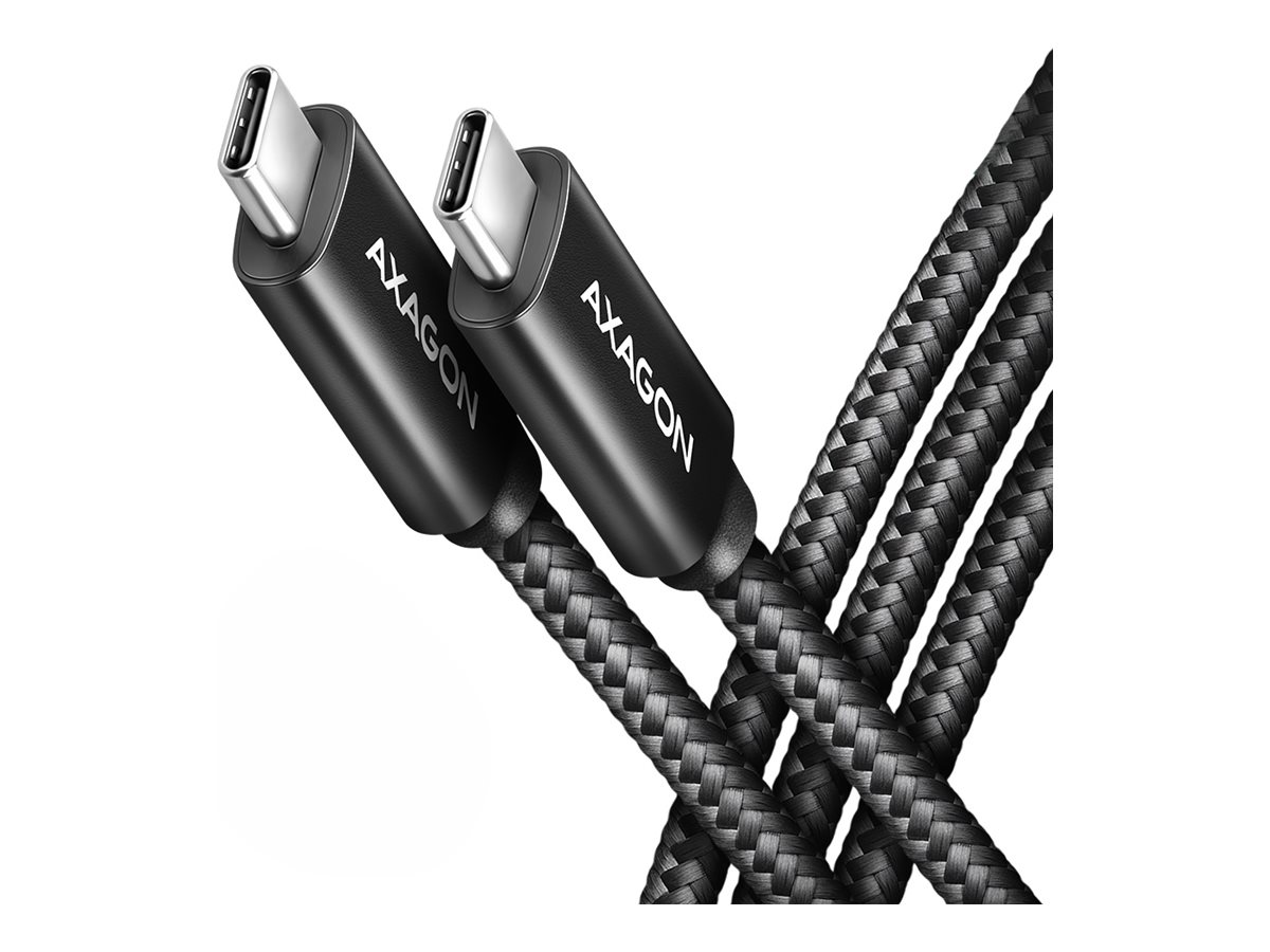 AXAGON BUCM2-CM30AB USB Typ-C-Kabel 3 m PD 240 W Schwarz