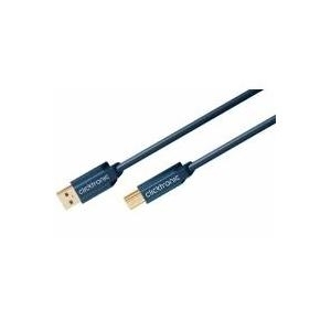 ClickTronic 1.8m USB3.0 A - B m/m 1.8m USB A USB B Blau USB Kabel (70092)