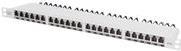 CAT 6A Klasse EA Patch Panel geschirmt 0.5HE 24-Port RJ45 inkl. Staubschutzklappe - Patch-Panel (DN-91624S-SL-EA-G)