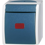 BJ Ocean Wippkontrollschalter Wassergeschützt rote Kalotte (2CKA001085A1607)