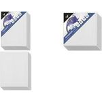 kangaro Leinwand / Canvas Panel, 300 x 400 mm, weiß aus 100% Baumwolle, Stärke: 3 mm, geklebt auf säurefreien - 1 Stück (K-803040)