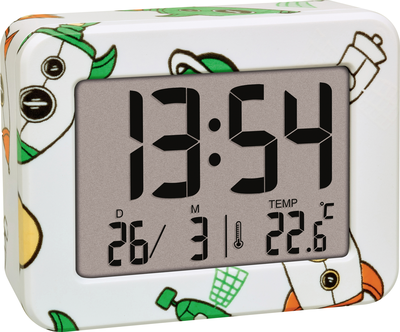 TFA Dostmann 60.2044.42 Quarz Wecker Bunt Alarmzeiten 1 (60.2044.42)