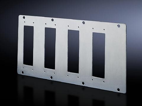 Rittal TS Module plates For 16/24-pole connectors - Kabeleingang Durchführungsplattenmodul