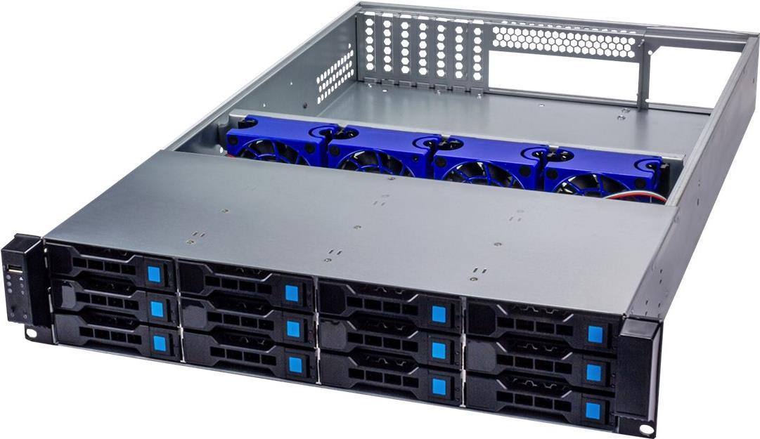 FANTEC SRC-2612X07-12G Rack-Montage 2U Erweitertes ATX 2482