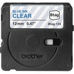 Brother BTAG-133 Blau auf durchsichtig (BTAG133)