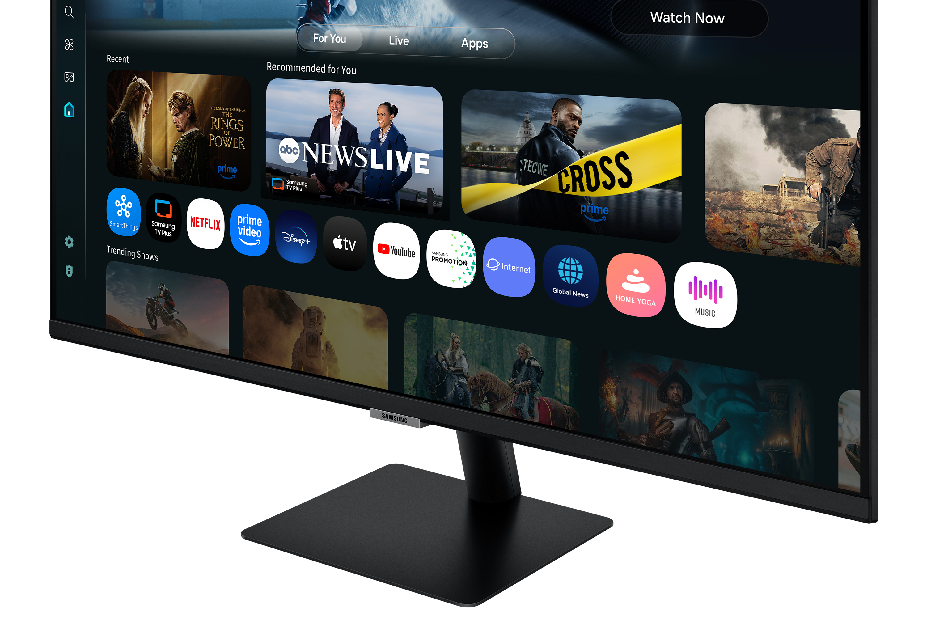 Samsung M7 M70F Monitor 32" 3840 x 2160 4K Ultra HD Schwarz