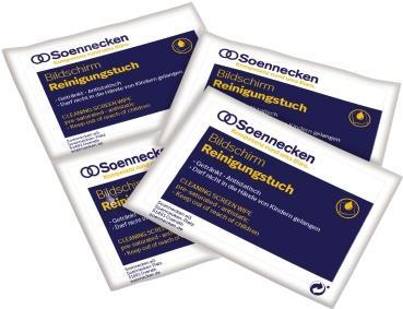 Soennecken Bildschirmreinigungstuch 4838 feucht/trocken 20 St./Pack. (4838)