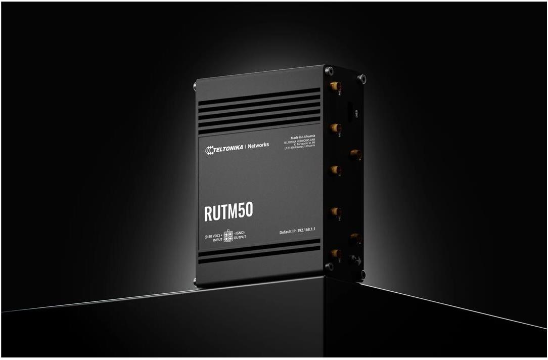 Teltonika RUTM50 Wireless Router 5G Wi-Fi 5 Dual-Band Schwarz