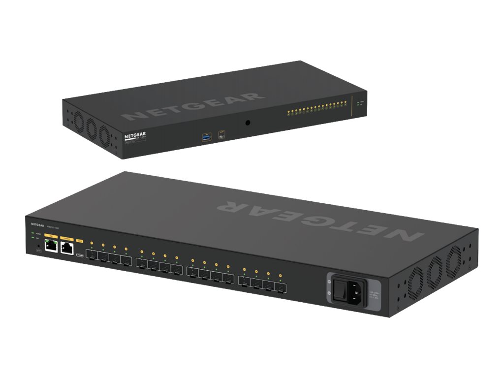 NETGEAR AV Line M4250-16XF 16x 10 Gigabit SFP+ Managed Switch Schwarz