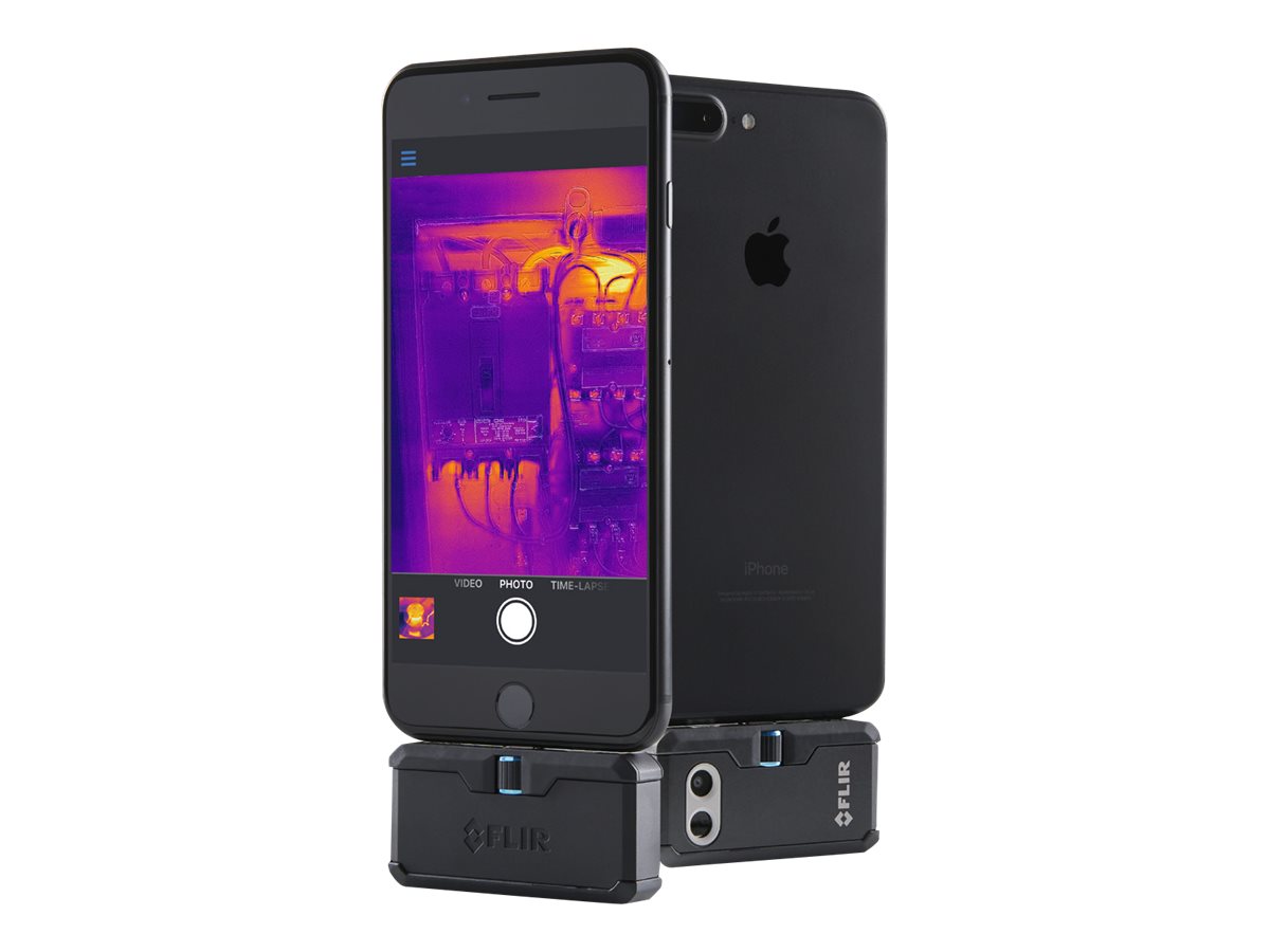 FLIR One Pro iOS Wärmebildkamera mit visueller Kamera Lightning Schwarz