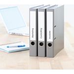 HERMA Ordnerrücken-Etiketten Recycling, 192 x 38 mm, 20 Bl. naturweiß, kurz/schmal, Recycling-Papier, selbstklebend - 1 Stück (10745)