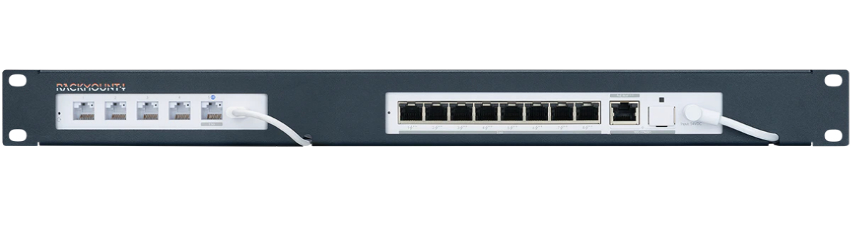 Rackmount.IT RM-UB-T8 Rack-Montagesatz für Netzwerkgeräte 1U 19" Metallic Dark Blue