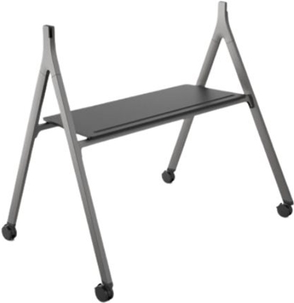 Neat Neat Board Rolling Floor Stand für 65" Displays Silber, Schwarz