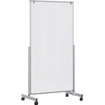 Maul Mobiles Whiteboard MAULpro easy2move (B x H) 100 cm x 180 cm Weiß kunststoffbeschichtet Beide Seiten nutzbar, Inkl. Rollensatz (6339684)