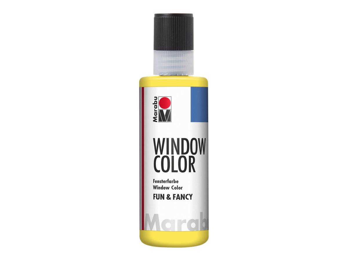 Marabu Window Color fun & fancy 19, 80 ml, Gelb