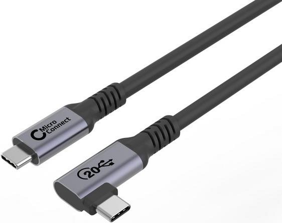 Microconnect USB3.2CC01-A. Kabellänge: 1 m, Anschluss 1: USB C, Anschluss 2: USB C, USB-Version: USB 3.2 Gen 2x2, Maximale Datenübertragungsrate: 20000 Mbit/s, Produktfarbe: Schwarz (USB3.2CC01-A)