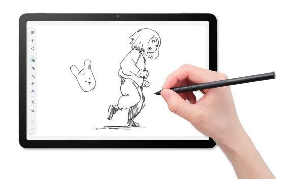 Wacom MovinkPad 11 Digitalisierer 11" 2200 x 1440 8 GB RAM 128 GB Android 14 Schwarz