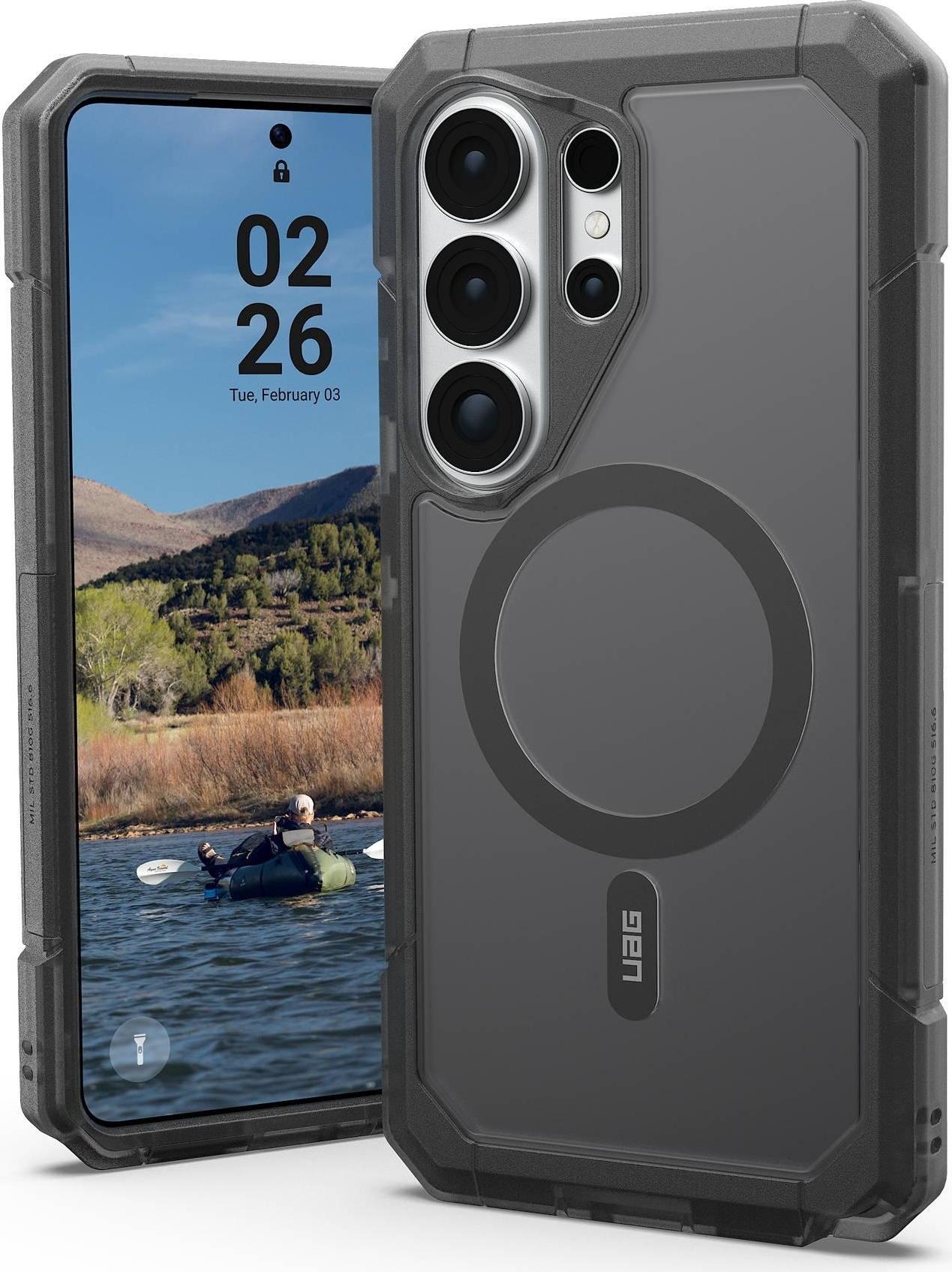 UAG Urban Armor Gear Trooper Case mit Magnet-Modul | Samsung Galaxy S26 Ultra | ash (grau transparent) | 214516113131 (214516113131)