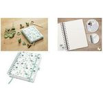 sigel Spiralbuch Jolie Inspire "Eucalyptus Day", DIN A5 168 x 215 mm, blanko, 120 g/qm weißes Papier, Hardcover - 1 Stück (JN656)