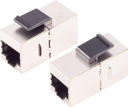 S/CONN maximum connectivity Netzwerk Adapter-RJ-45 Keystone Verbinder, Cat. 6A, STP (08-10009)