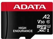 ADATA microSDXC High Endurance UHS-I U3 256GB inkl. Adapter (AUSDX256GUI3V30SHA2-RA1)